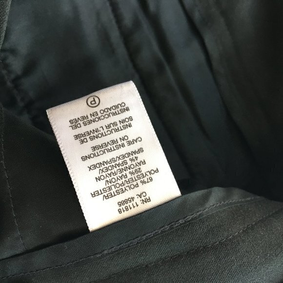 Michael Kors MK Womens Gold Zip Front Pockets Black Ankle Zip Pants Size 4 Work - Picture 3 of 7